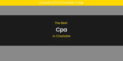 The Absolute Best CPA in Charlotte