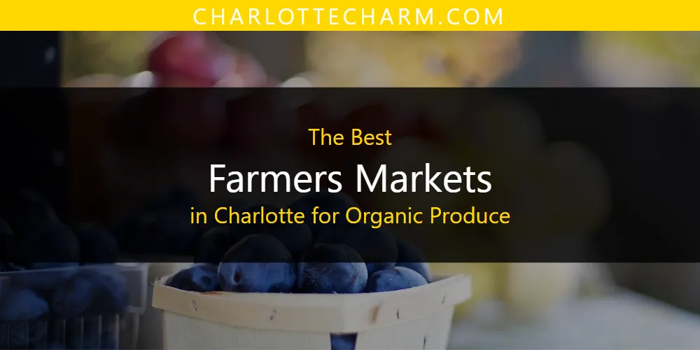 The Absolute Best Farmers Markets in Charlotte for Organic Produce  [Updated 2025]