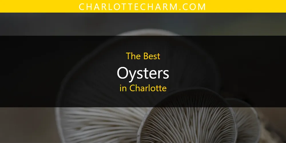 The Absolute Best Oysters in Charlotte  [Updated 2025]