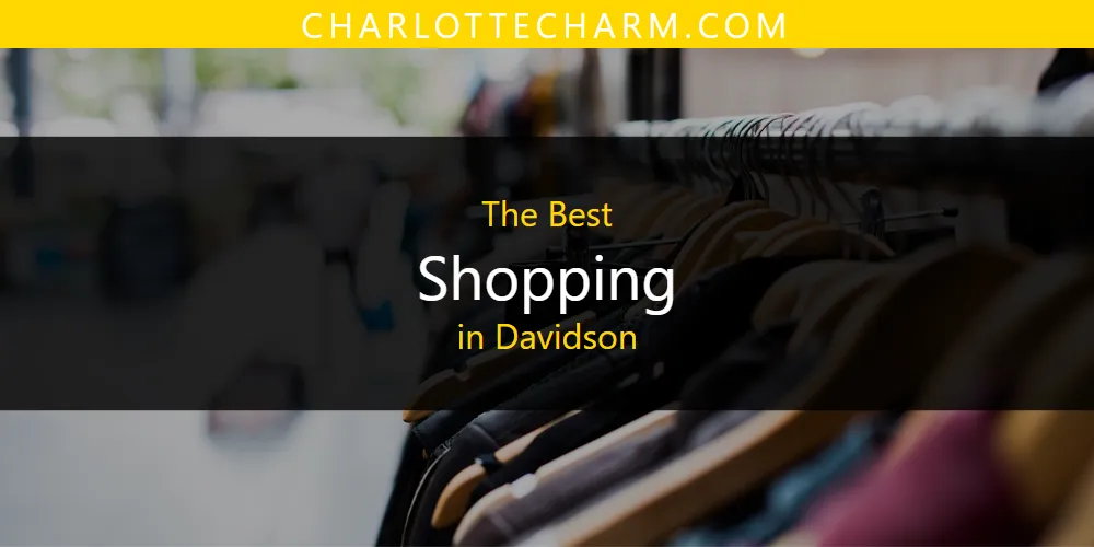 2026 Ranked: Best Shopping in Davidson